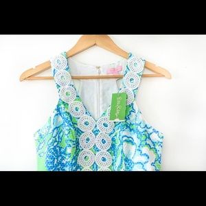 NWT $228 Lilly Pulitzer Trudy Shift Go Go Green